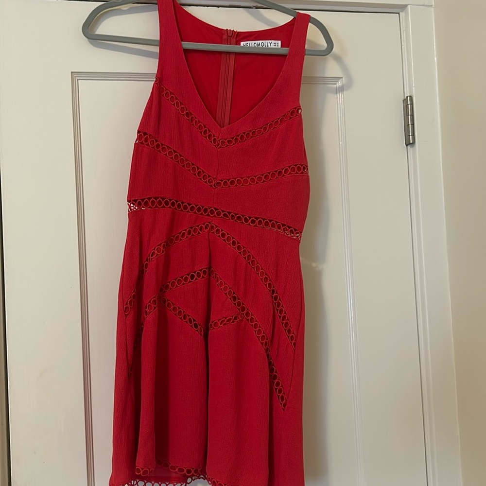 Sexy red dress for any day time cocktail party